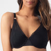 AMBITION PLUNGE BLACK CONTOUR NURSING Breastfeeding pregnancy BRA - FLEXI UNDERWIRE with ambition high waisted bikini