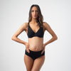 AMBITION PLUNGE BLACK CONTOUR NURSING Breastfeeding pregnancy BRA - FLEXI UNDERWIRE with ambition high waisted bikini