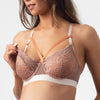 projectme cocoa caramel balconette warrior nursing and breastfeeding bra