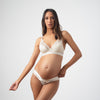 PROJECTME WARRIOR PLUNGE IVORY CONTOUR NURSING BRA - FLEXI UNDERWIRE WITH WARRIOR IVORY BIKINI 
