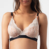 projectme shell caramel plunge warrior nursing and breastfeeding bra